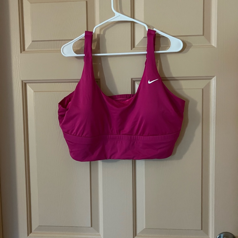 NWT Nike swim top, Plus Size Essential Scoop-Neck Midkini